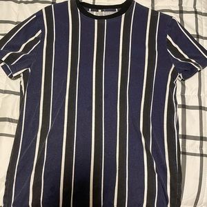 mens small rue21 short sleeve striped t-shirt